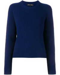 Женский темно-синий шерстяной свитер от Proenza Schouler