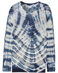 Женский темно-синий шерстяной свитер от Raquel Allegra