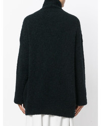 Женский темно-синий шерстяной свитер от Cédric Charlier