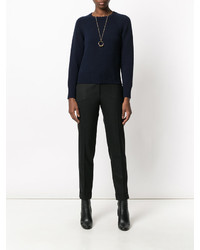 Женский темно-синий шерстяной свитер от A.P.C.