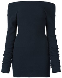 Женский темно-синий шерстяной свитер от Stella McCartney