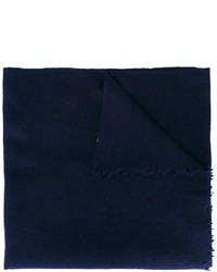 Мужской темно-синий шерстяной шарф от Closed
