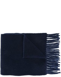 Мужской темно-синий шерстяной шарф от Polo Ralph Lauren
