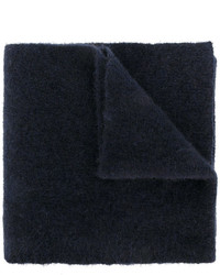 Мужской темно-синий шерстяной шарф от Roberto Collina