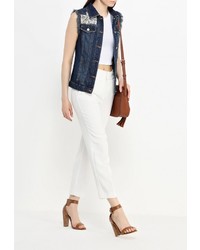 Женская темно-синяя безрукавка от Motivi