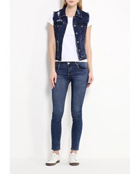 Женская темно-синяя безрукавка от Sweewe