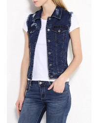 Женская темно-синяя безрукавка от Sweewe