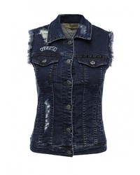 Женская темно-синяя безрукавка от Sweewe