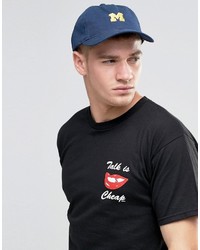 Мужская темно-синяя бейсболка от Mitchell & Ness