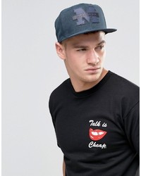 Мужская темно-синяя бейсболка от Mitchell & Ness