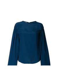 Темно-синяя блузка с длинным рукавом от Cédric Charlier