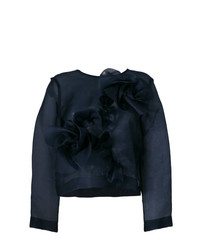 Темно-синяя блузка с длинным рукавом от Roberts Wood