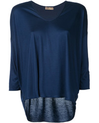 Темно-синяя блузка от Cruciani