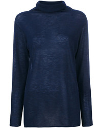 Темно-синяя блузка от Joseph