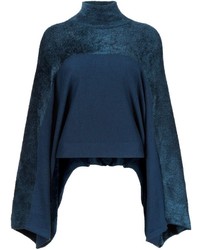 Темно-синяя блузка от Maison Margiela