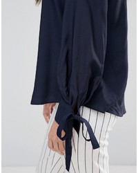 Темно-синяя блузка от Max & Co.