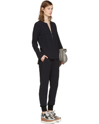 Темно-синяя блузка от Stella McCartney