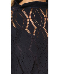 Темно-синяя блузка от See by Chloe