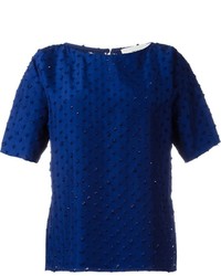 Темно-синяя блузка от Ports 1961