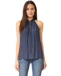 Темно-синяя блузка от Ramy Brook