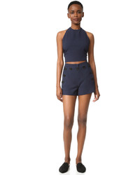 Темно-синяя блузка от Jenni Kayne