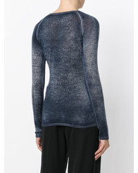 Темно-синяя блузка от Avant Toi