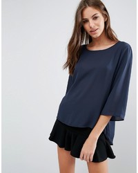 Темно-синяя блузка от Vero Moda