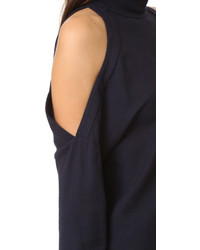 Темно-синяя блузка от Tibi