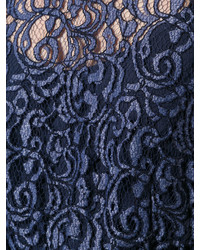 Темно-синяя блузка от Zac Posen