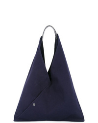 Темно-синяя большая сумка из плотной ткани от Cabas