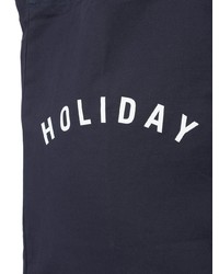 Мужская темно-синяя большая сумка из плотной ткани от Holiday