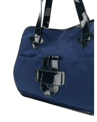 Темно-синяя большая сумка из плотной ткани от Tila March