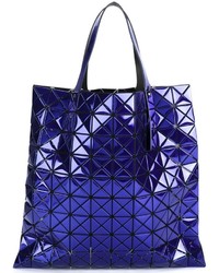 Темно-синяя большая сумка от Bao Bao Issey Miyake