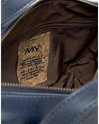 Темно-синяя большая сумка от Matt & Nat