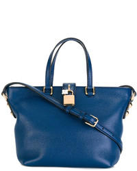 Темно-синяя большая сумка от Dolce & Gabbana