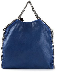 Темно-синяя большая сумка от Stella McCartney
