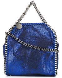 Темно-синяя большая сумка от Stella McCartney