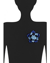 Темно-синяя брошь от Inloveny