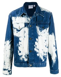 Мужская темно-синяя вареная джинсовая куртка от Calvin Klein Jeans Est. 1978