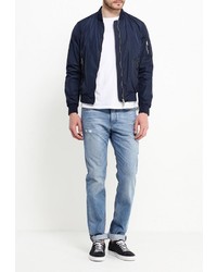 Мужская темно-синяя ветровка от ADD