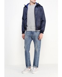 Мужская темно-синяя ветровка от Armani Jeans