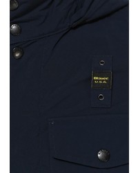 Мужская темно-синяя ветровка от Blauer