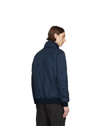 Мужская темно-синяя ветровка от Stone Island