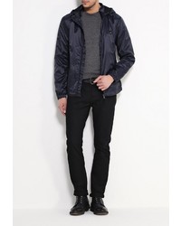 Мужская темно-синяя ветровка от Fat Moose