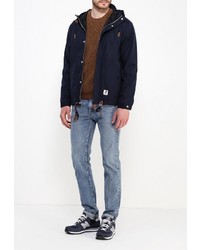 Мужская темно-синяя ветровка от Fat Moose