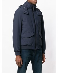 Мужская темно-синяя ветровка от Woolrich