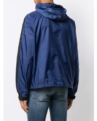 Мужская темно-синяя ветровка от Prada