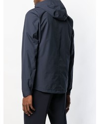 Мужская темно-синяя ветровка от Herno