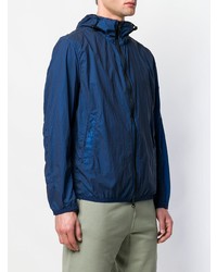 Мужская темно-синяя ветровка от Stone Island