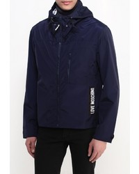 Мужская темно-синяя ветровка от Love Moschino